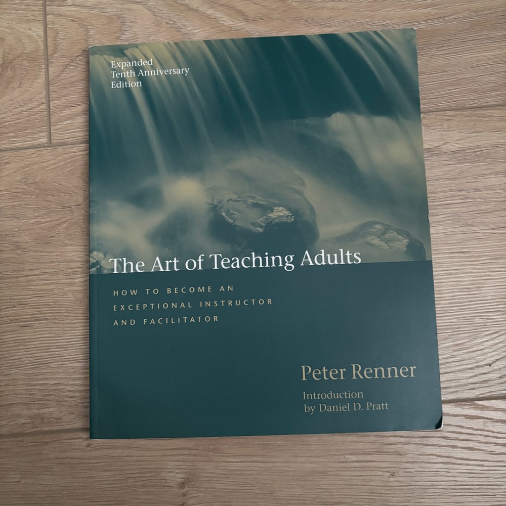 2/$10 - The Art of Teaching Adults by Peter Renner 10th ed facilitator instructo